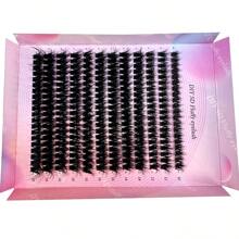HBZGTLAD 12 Rows Hot Melt 5d Fluffy False Eyelashes Bundle, Available In 80/100d Voluminous Or Cc Curl, Individual Eyelashes In Clusters Or Strips, Extensions For Lengthening Eyelashes, 10-20mmlash Clusters,Eyelash Clusters,Individual Eyelashes,Lashes,Fake Lashes - CC - View 4