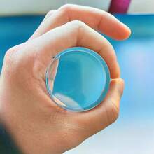 K9 Crystal Clear Solid Blank Cylinder With Sandblasting Surface For Photography Props, Laser Carving, Office Desk Decoration, Paperweight - Transparent - View 3