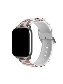 1pc Cute Twisted Dog Pattern Tpu Watch Band Compatible With 38/40/41/42/44/45/49mm Apple Watch Ultra/Se/8/7/6/5/4/3/2/1 - Multicolor - View 7