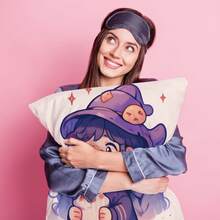 1片45*45cm/17.7*17.7寸卡通圖案聚酯織物數位印花家居裝飾枕套,配有隱藏式拉鍊,適用於客廳、臥室、沙發（不含枕芯） - 彩色 - 查看 4