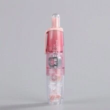 1入組可旋轉360度的雙面膠點,方便的按壓設計,可用於藝術手工藝品、雙面膠片、報紙用品,長度達196.85英寸,適用於開學、辦公室配件 - 粉色 - 查看 4