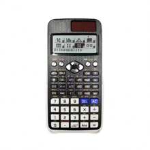 1pc Multifunctional Calculator For Exam, Accounting, Audit, Architecture, Statistics, Science, Engineering And Office Use [Random Parts/Logo] - Black - View 5