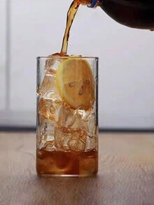 1入組簡約透明圓形直桿咖啡＆茶＆果汁玻璃杯,耐熱,適合早餐 - 無色 - 查看 9