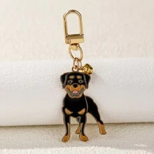 1入組男式寵物紀念標籤鑰匙扣狗頭吊墜,白色馬爾濟斯犬動物搪瓷寵物防護魅力鑰圈,適用於女士手提袋,首飾,男女少年兒童及寵物愛好者禮物 - 多色 - 查看 35