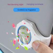 使用泡妞香車空氣清新劑和掛飾讓你的車保持清新香氣：為你的旅行伴侶提供美感和持久的香氣 - 橘色 - 查看 2