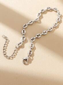 1PC  Classic Dainty Golden Bracelets For Women Bracelets For Women Stainless Steel Bracelet For Women Daily Casual Decor - Silver - View 6