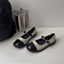 女式休閒小皮鞋 - 黑色 - 查看 4