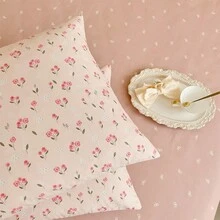 清新風格拉絨寢具套裝,親膚柔軟,3件套,幫助睡眠 - 彩色 - 查看 7