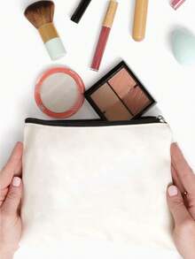 聖誕快樂可愛的禮品卡車聖誕樹,聖誕禮物,化妝包,可愛的復古簡約時尚字母圖案印花袋收納袋,適合女孩的禮物,小物品收納化妝袋,收納袋,聖誕化妝收納袋,化妝品收納袋,手提包,輕便摺疊收納袋,簡約購物袋,老師送禮物手提包,適合個人旅行化妝品收納 - 米色 - 查看 5