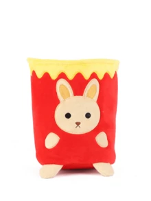 29公分/11.4英寸卡通薯條毛絨玩具,可愛兔子枕頭毛絨薯條公仔實物玩具,適用於兒童女孩生日禮物家庭裝飾派對用品情人節女友禮物復活節禮物 - 紅色 - 查看 6