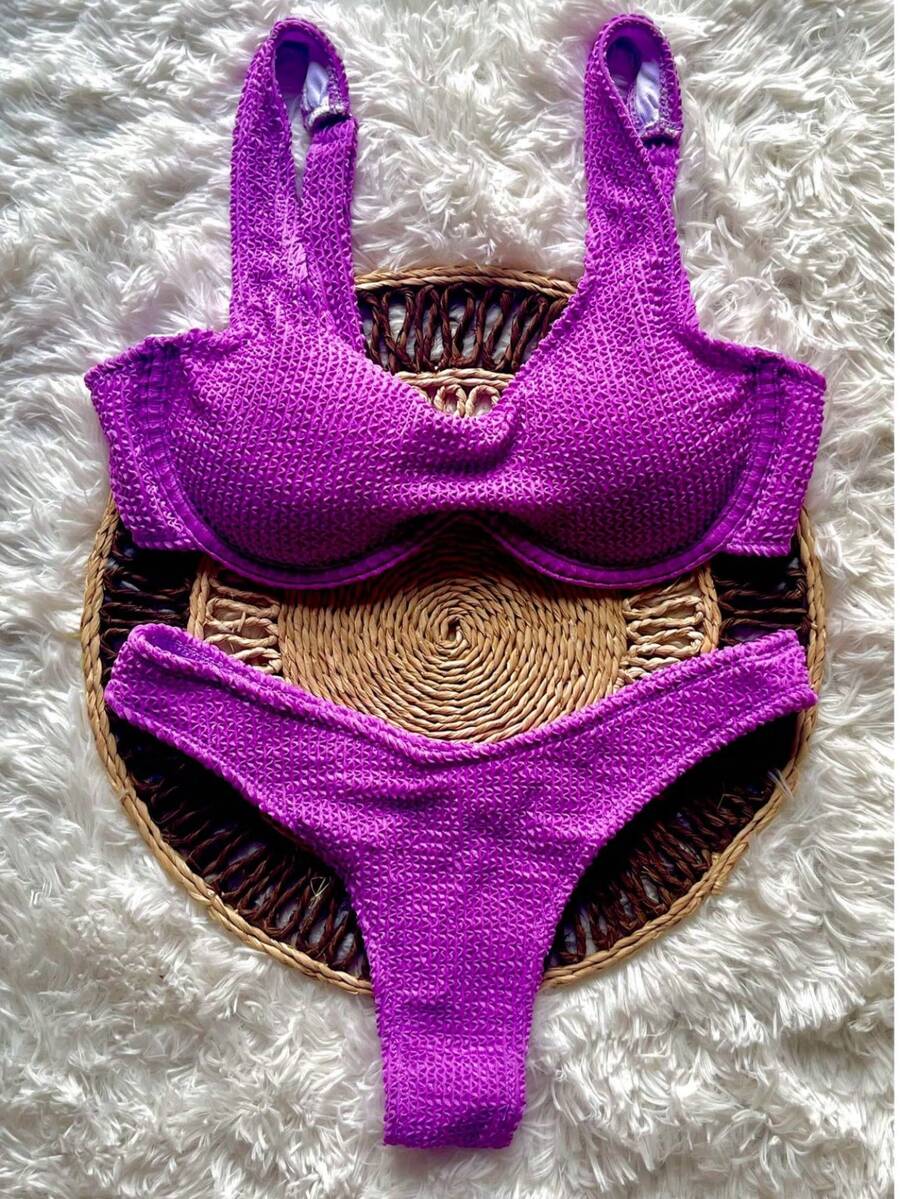 Women Tankinis - Purple - View 1