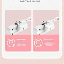Mini carregador portatil power bank para celular IPNHONE Samsung Xiaomi - Multicolorido - Visão 8