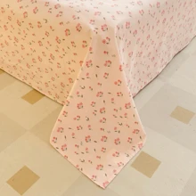 清新風格拉絨寢具套裝,親膚柔軟,3件套,幫助睡眠 - 彩色 - 查看 4