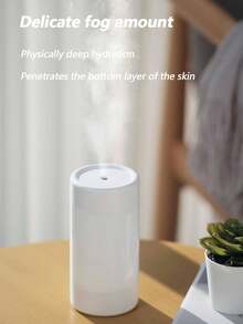 1入usb供電彩色加濕器臥室擴散器納米微霧3種燈光模式2種噴嘴模式寧靜高容量空氣淨化器,適用於家庭、辦公室、宿舍、汽車 - 白色 - 查看 7