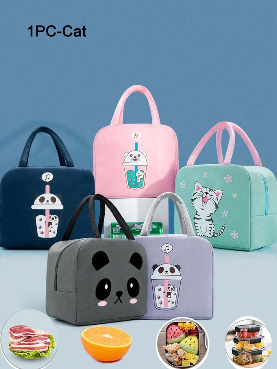 1pc Solid Colored Oxford Cloth Waterproof & Impact Resistant Outdoor Camping Bbq Utensil Storage Bag, Camping Bowl, Cookware Storage Bag, Handle Bowl, Carrying Bag, Accessory Bag For College Students, Adventurers And Camping Lovers On Holidays, Travels And Camping School Organizer Bags Teacher Storage Bags Classroom Bags Classroom Organizer Bags - Blue - View 1