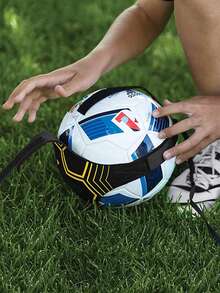 1 Miếng Bóng đá Ném Solo Đào tạo thực hành Sự giúp đỡ Điều khiển Kỹ năng Vòng eo có thể điều chỉnh Thắt lưng - Đen và vàng - Xem 7