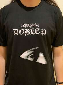 Camiseta Doble P tour - Negro - Ver 1