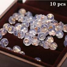 10/30 Pcs Earring Back Plug,   Ear Plug, Earring Base, Round Earring Back Plug, Jewelry Accessories, DIY Handmade Accessories
