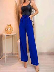 Women Pants - Màu xanh lam - Xem 1