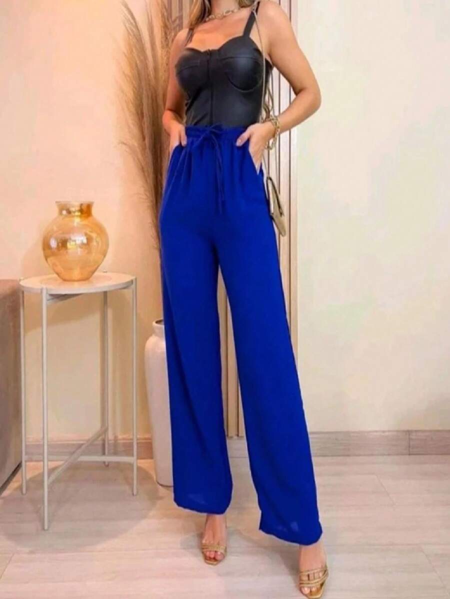Women Pants - Màu xanh lam - Xem 1