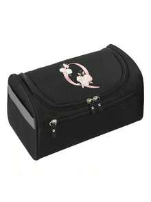 1 Túi đựng đồ trang điểm, Móc đựng mỹ phẩm khi đi du lịch, Túi đựng phụ kiện, Túi xách in hoa màu hồng Hộp đựng đồ trang điểm, Đồ dùng vệ sinh cá nhân và mỹ phẩm du lịch Túi đựng đồ vệ sinh Túi đựng đồ vệ sinh Đồ dùng du lịch mùa hè Đồ dùng học tập cho kỳ nghỉ ở bãi biển Đồ dùng học tập cần thiết cho ký túc xá Trở lại trường học - màu đen - Xem 31