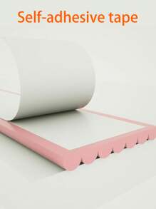 1入組2米柔軟彈性邊框護套,帶保護條,適用於桌子、家具和牆角,防撞和防刮擦 - 米色 - 查看 5