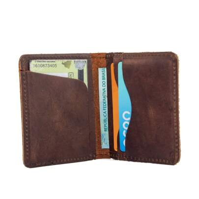 Carteira Masculina Porta Cartão 3 Cores Envio Imediato 006