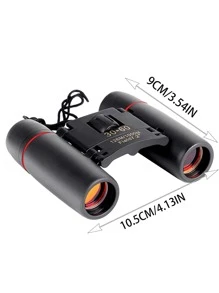 X 60 Ống nhòm 2 mắt Nhỏ bé Nhạc kịch Kính Nọn nhẹ Ống nhòm 2 mắt Gia dụng Không thấm nước Ngoài Đối với Ngoài trời Đi du lịch Săn bắn - màu đen - Xem 2