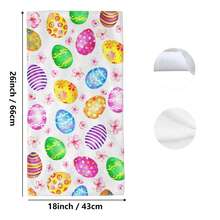 1pc Easter Kitchen Towel Colorful Easter Eggs Dish Towel 18 X 28 Inch Watercolor Eggs Hand Drying Tea Towel For Spring Holiday Cooking Baking Cleaning - Multicolor - View 2