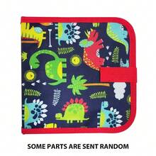 1套不倒筆彩色可拆式畫板書,配有6張可重複使用的畫板,適合在路途中的車上遊戲和繪畫,並且是感恩節和聖誕節的禮物 - 紅色 - 查看 1