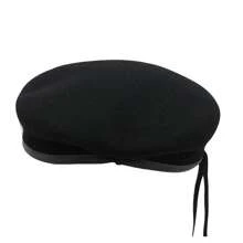 Men Beret Hats - 黑色 - 查看 2