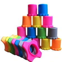 2 件/套硅胶麦克风保护套 防滚动 防摔 防滑圈 软橡胶防震圈 保护套 麦克风套 非一次性麦克风保护硅胶套 - 綠色 - 查看 4