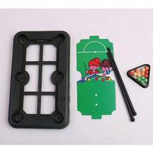 1 Pieza Mini Juego De Mesa De Billar De Dibujos Animados, Juguete Portátil Al Por Mayor - Negro - Ver 5