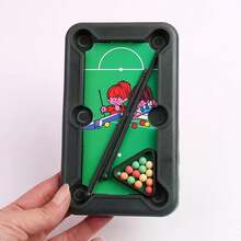 1 Pieza Mini Juego De Mesa De Billar De Dibujos Animados, Juguete Portátil Al Por Mayor - Negro - Ver 4