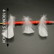 1入組白色羽毛diy工藝品,以其美麗和優雅而選擇用於家居裝飾 - 27號白色50pcs - 查看 2