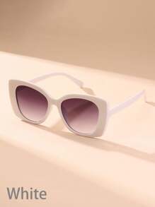 1 件女士塑料方形时尚眼镜，表面光滑，适合日常生活和旅行，时尚舒适女性的最佳选择 - 彩色 - 查看 15