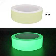 1pc Luminous Tape With Water Resistance & Suitable For Pipe, Stage, Stairs, Outdoor Use .Fluorescent Tape For Fire Safety & Warning. Green Anti-Collision Luminous Tape - 5cm Wide (total Length 5 Meters) - View 6