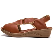 Women Heeled Sandals - 駝色 - 查看 3