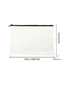 It's Fine, I'm Fine 化妆包，化妆包，储物袋，圣诞化妆储物袋，洗漱包，手拿包，轻便可折叠储物袋，适合个人旅行化妆品储存，生日，母亲节，送给朋友的礼物，老师，生日礼物 - 米色 - 查看 5