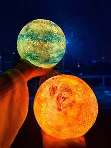 自己製作月亮燈工具套裝,適合兒童的禮物,diy 3d月光燈,很酷的青少年男女燈飾 - 白色 - 查看 3