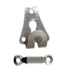 10pcs/Pack Hand Sewing Metal Hook Buckle Trouser Hook Invisible Waistband Hook And Eye Closure For Skirt And Trousers - Multicolor - View 6