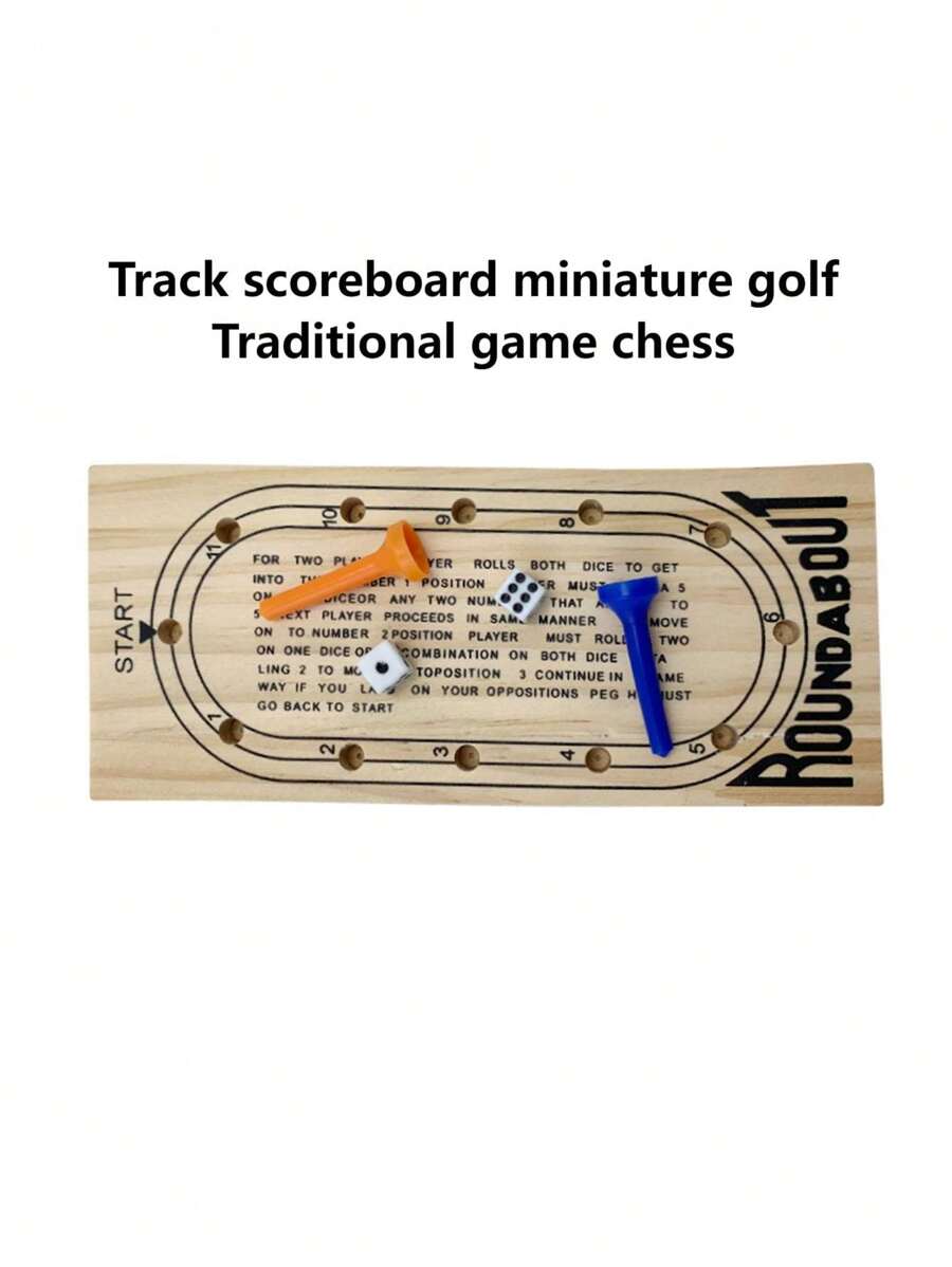 Race Track Style Abacus Scoreboard Mini Golf Traditional Game Set - Multicolor - View 1