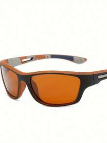 1pc New Sports Glasses Cycling Polarized Fashion Glasses, Driving Fashion Glasses, Running Fishing Golf Umbrella, Ideal Choice For Gift - Blue - View 12