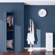 1卷啞藍色自粘pvc防水拆卸壁紙卷,適用於客廳、廚房、裝飾 - 藍色 - 查看 3