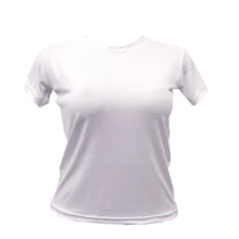 PLAYERA BLANCA MANGA CORTA TELA BRUSH AL TACTO ALGODON CUELLO REDONDO - Blanco - Ver 4