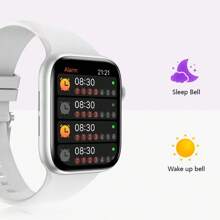 HOT- 1pc 1.83 Inch Full Touch Screen Sports Smartwatch For Men And Women, With Call Function, Step Count, Calorie Burnt, Multiple Sports Modes, Call & Message Reminder, Multifunctional, Compatible With Android/IOS Phones - White - View 5