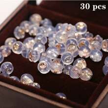 10/30 Pcs Earring Back Plug,   Ear Plug, Earring Base, Round Earring Back Plug, Jewelry Accessories, DIY Handmade Accessories