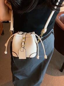 迷你小包单肩包女士时尚单肩包斜挎包经典款适合约会、逛街、出差、商务使用送给女朋友 - 米色 - 查看 3