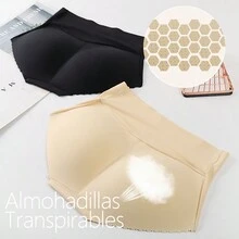 Calzones sin costura calzoncillo  calzon vientre bajo Ropa interior de mujer,lenceria para dama,pantaletas cortos panties  ,Bottoms Shapewear de Mujer Con Almohadillas Transpirables, Lencería Moldeadora Sexy Para Levantar Y Reafirmar Las Caderas, Control De Abdomen Y Modelaje,Realzadores de cadera y trasero grande de esponja for mujer, moldeadores de cuerpo, ropa interior Sexy de boda, levantadores de glúteos, bragas de Control, ropa moldeadora,Ropa interior de realce de glúteos falsos para mujer, cintura alta, una pieza, control de barriga, hermoso trasero natural, almohadilla ancha sin costuras con entrepierna falsa,Pantalones moldeadores de cuerpo de cintura alta para mujer, con control de abdomen, corte alto, levantamiento de glúteos, ,venta ropa - Negro - Ver 6