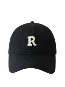 1pc夏日字母刺繡設計遮陽帽,男女皆適穿的戶外棒球帽,適用於情侶 - 彩色 - 查看 5